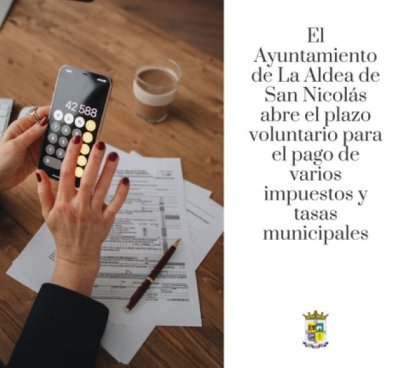 La Aldea abre el plazo voluntario para el pago de varios impuestos y tasas municipales