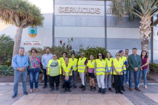 El Cabildo impulsa en Santa Lucía la formación y contratación de mujeres de colectivos difícil inserción laboral