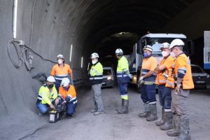 Obras Públicas ha completado esta mañana el calado de los dos túneles que atraviesan Faneque