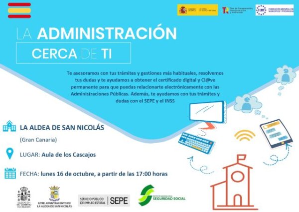 El servicio de la “Administración cerca de ti” llega a La Aldea de San Nicolás