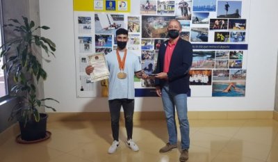 Francisco Castellano felicita José Carlos Suárez, campeón de España de Men’s Physique Junior