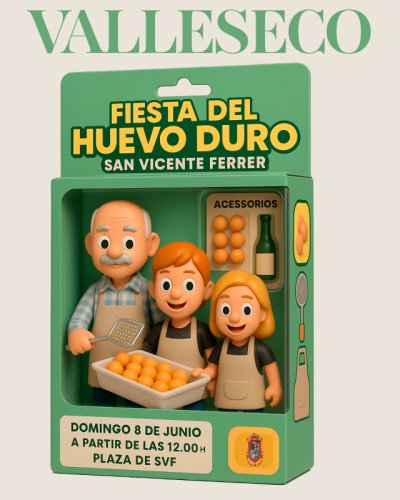 Valleseco celebra una nueva edición de la Gran Fiesta del Huevo Duro