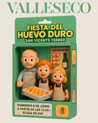 Valleseco celebra una nueva edici&oacute;n de la Gran Fiesta del Huevo Duro