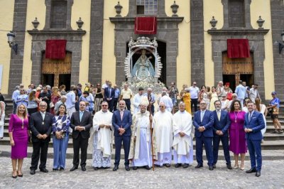 La Virgen de Guía brilló hoy durante el Recorrido Procesional celebrado en su Día Grande