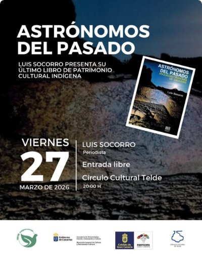 Luis Socorro presentará el viernes, en Telde, ‘Astrónomos del pasado’, su última investigación sobre patrimonio arqueológico