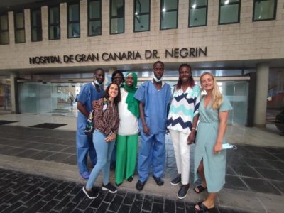 Profesionales de Enfermería de Senegal reciben formación en cirugía cardíaca en el Hospital Dr. Negrín