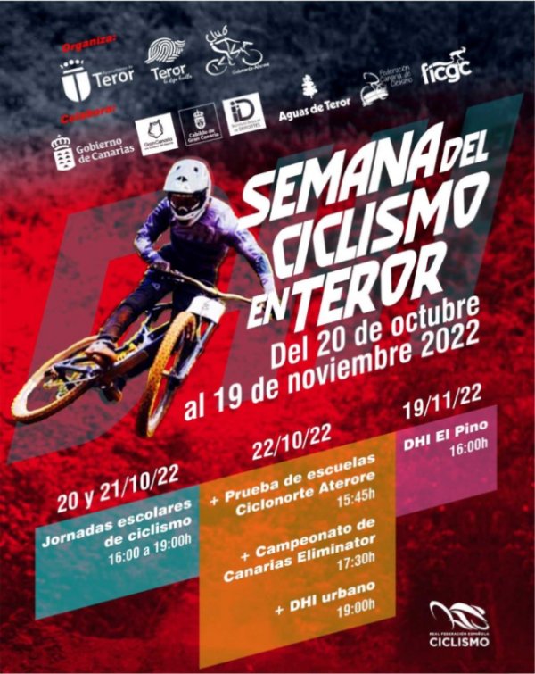 La ‘II Semana del Ciclismo en Teror’ ofrece desde este jueves unas jornadas en bici para los más jóvenes