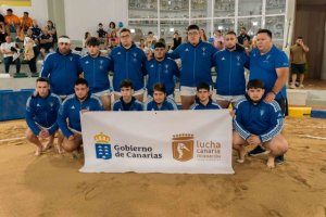 Lucha Canaria: El Castro Morales tira de épica para conquistar el Trofeo Santiago Ojeda de juveniles