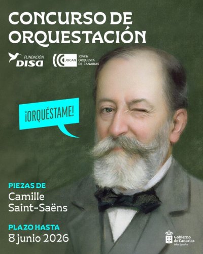 Fundación DISA y la JOCAN invitan a profesionales de la composición a la presentación del primer concurso de orquestación de Canarias