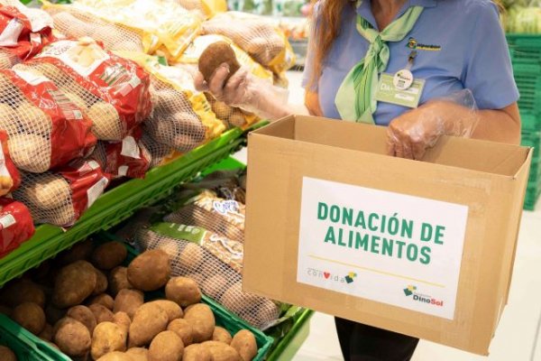 2º Aniversario de &quot;Alimentos conVida&quot;, el proyecto de HiperDino y la Fundación DinoSol para evitar el desperdicio alimentario