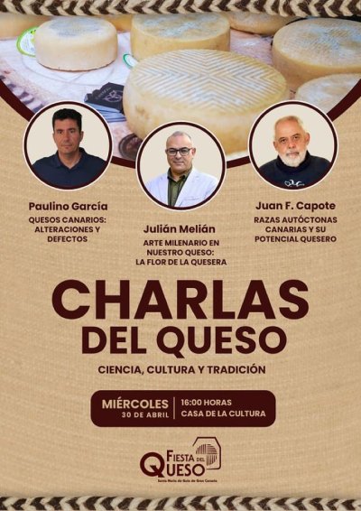 Guía: Las ‘Charlas del Queso’ brindan un acercamiento a la ciencia, cultura y tradición quesera de Canarias en la Casa de la Cultura