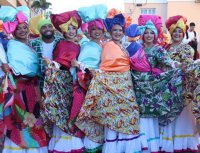 Concluye el Festival Internacional de Folclore de Ingenio con un espect&aacute;culo que funde la m&uacute;sica y el baile tradicional de Canarias, Venezuela y Lesoto