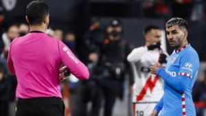 Correa se expone a 2 partidos por decirle a Munuera "La concha de tu madre"