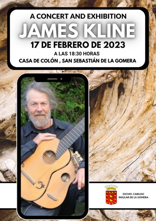 La Gomera: La Casa de Colón acoge este viernes un concierto del guitarrista James Kline