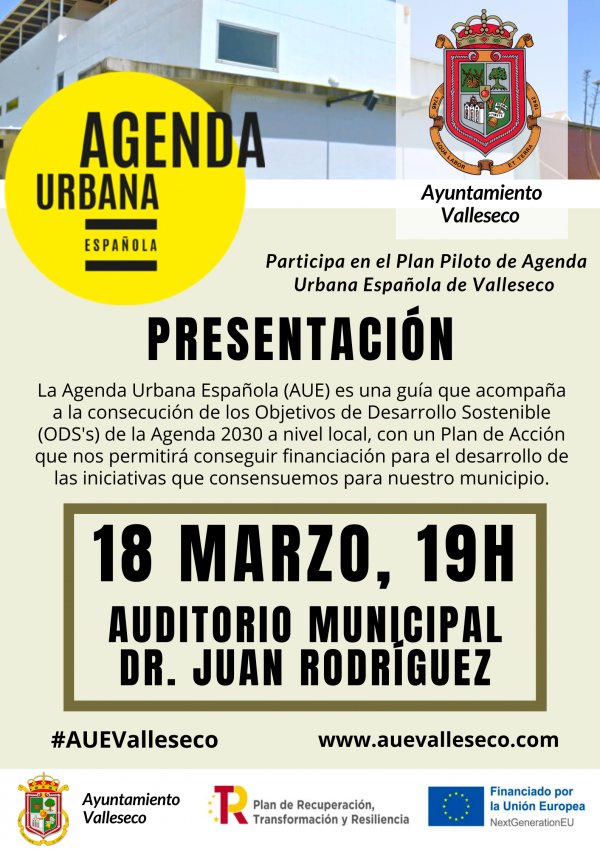 Presentación de la Agenda Urbana de Valleseco