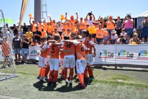 Acodetti CF, UD Las Palmas, Rayo Vallecano, Sevilla FC y Veteranos del Pilar CF, campeones de la Maspalomas Cup