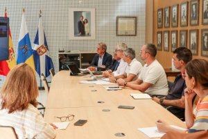 La comisión mixta de seguimiento de las obras de la playa de Valleseco aborda su último periodo de ejecución