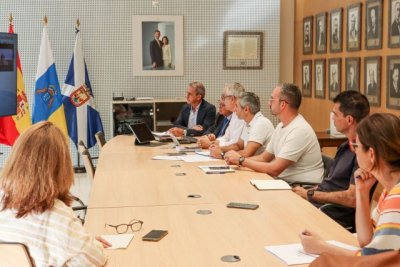 La comisi&oacute;n mixta de seguimiento de las obras de la playa de Valleseco aborda su &uacute;ltimo periodo de ejecuci&oacute;n