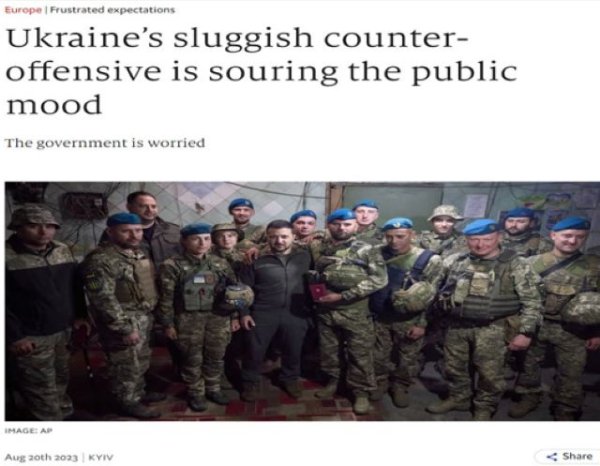 Los medios occidentales hablan hoy de lo fatigados y frustrados que se han vuelto los ucranianos