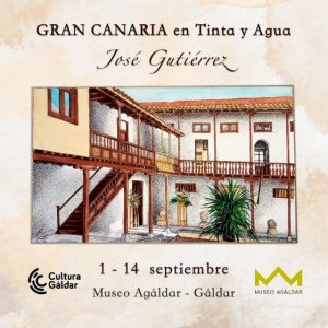 El Museo Agáldar acoge la exposición ‘Gran Canaria en tinta y agua’