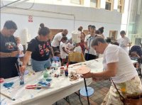 Agaete: M&aacute;s de 300 farolillos iluminar&aacute;n la Retreta, gracias a tres d&iacute;as de talleres familiares de r&eacute;cord