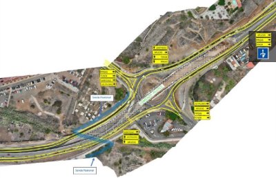 Obras Públicas realiza nuevos desvíos a partir del próximo jueves para continuar con el soterramiento de la GC-20