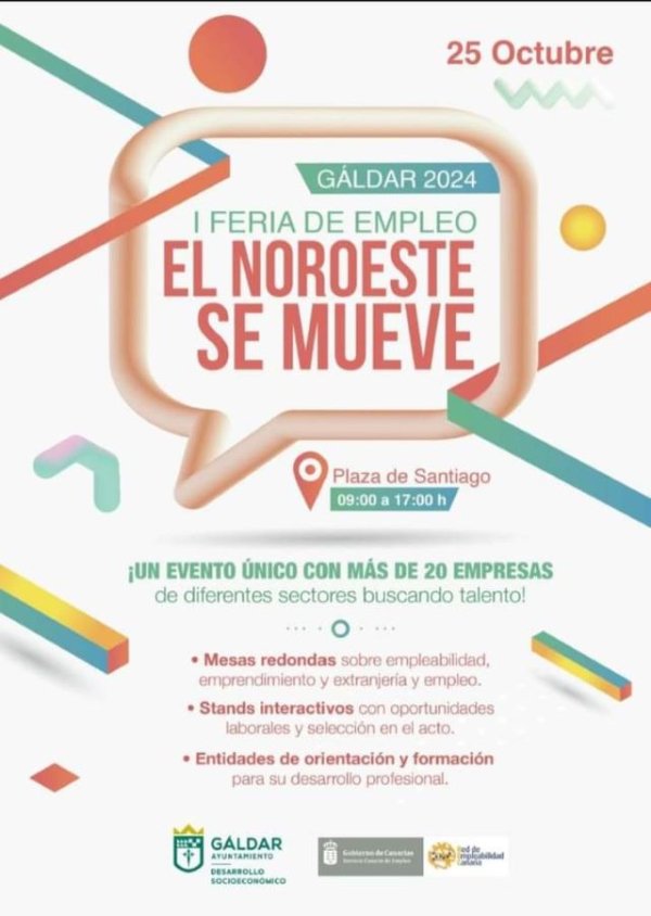 El Ayuntamiento de Guía participa en la I Feria de Empleo ‘El Noroeste se mueve’