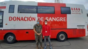 El ICHH finaliza su campa&ntilde;a de donaci&oacute;n de sangre en la base militar de Puerto del Rosario