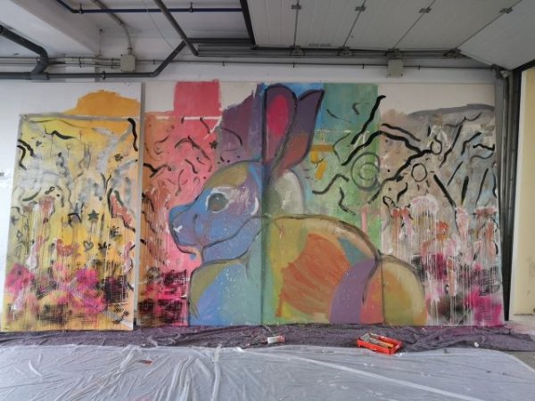 Una decena de jóvenes participan en el Taller de Graffiti de Valleseco