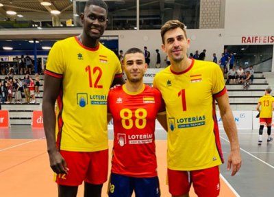 Jorge Almansa, Jean Pascal y Unai Larra&ntilde;aga, presentes en el EuroVolley 2023