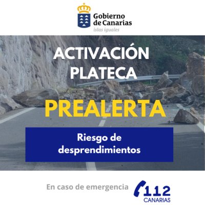 El Gobierno de Canarias activa la prealerta por riesgo de desprendimientos en islas occidentales y Gran Canaria