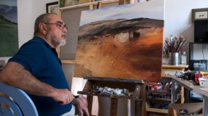El pintor Juan Guerra muestra sus paisajes imaginados en Mogán