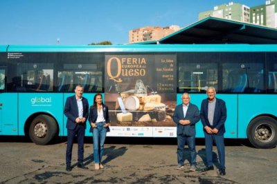 Mancomunidad: La Feria Europea del Queso viaja por toda Gran Canaria a bordo de Guaguas Global