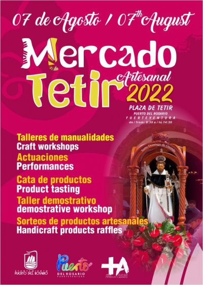 Puerto del Rosario: Especial edici&oacute;n del Mercado de Tetir con motivo de las Fiestas de Santo Domingo de Guzm&aacute;n 2022