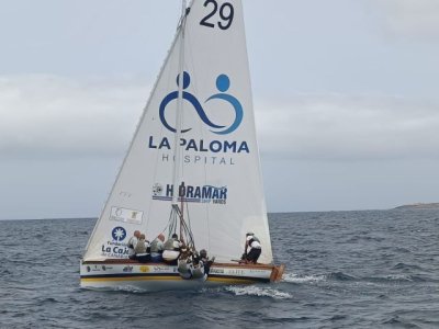 Vela Latina Canaria: Hospital La Paloma Pueblo Guanche, Portuarios Puertos de Las Palmas y Villa de Ag&uuml;imes Ybarra se clasifican para la final del Torneo Fundaci&oacute;n La Caja de Canarias