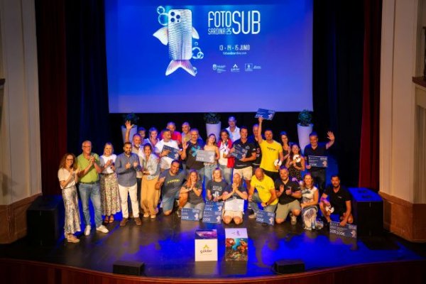 El FotoSub 2025 distingue la gran calidad del fondo marino de Sardina en una edición con más de 200 participantes
