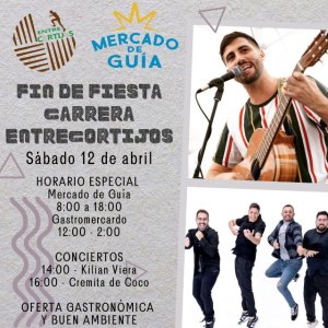 El Mercado de Guía se suma este sábado al fin de fiesta de la carrera &#039;Entre Cortijos&#039; con conciertos, talleres de salsa, bachata y kizomba y ampliación de horarios