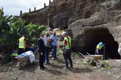 G&aacute;ldar: Comienza la recuperaci&oacute;n de las Cuevas de Facaracas