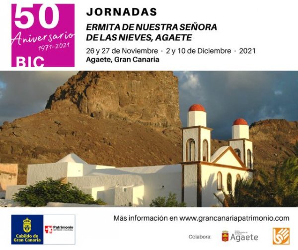 Agaete: El Cabildo y el Ayuntamiento conmemoran el 50 aniversario de la declaración de la ermita de Nuestra Señora de las Nieve