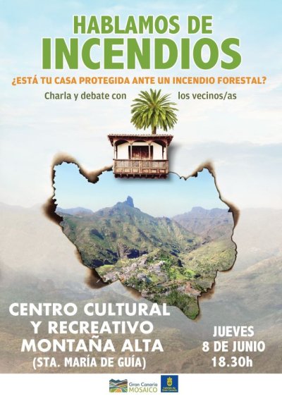 Gu&iacute;a: El Centro Cultural y Recreativo de Monta&ntilde;a Alta acoge una charla sobre protecci&oacute;n contra incendios en el medio rural