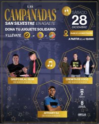 Este s&aacute;bado 28 de diciembre celebramos Las Campanadas en Agaete con motivo de la X edici&oacute;n de la San Silvestre del Noroeste