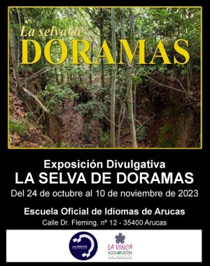 La Exposición Divulgativa “La Selva de Doramas” se muestra en la E.O.I. Arucas
