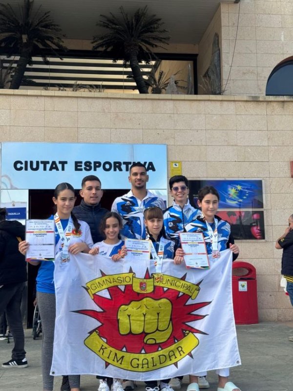 Taekwondo: El Gimnasio Municipal Kim Gáldar obtiene siete medallas en el Campeonato de España por Clubes 2025