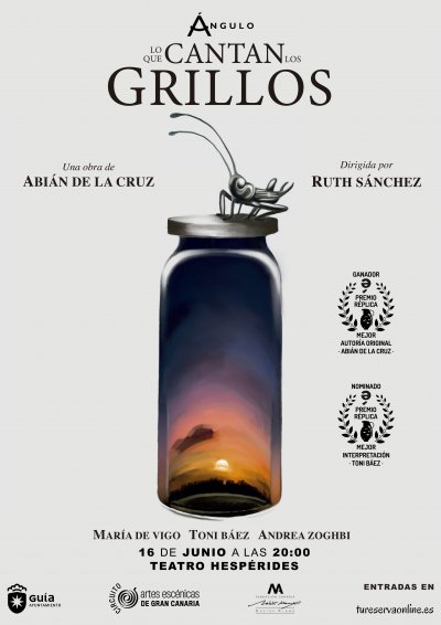 La obra ‘Lo que cantan los grillos’ llega el próximo 16 de junio al Teatro Hespérides de Guía