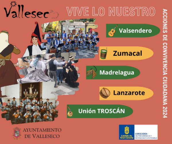 Valleseco lleva la tradición canaria a los barrios con el proyecto “Vive lo nuestro”