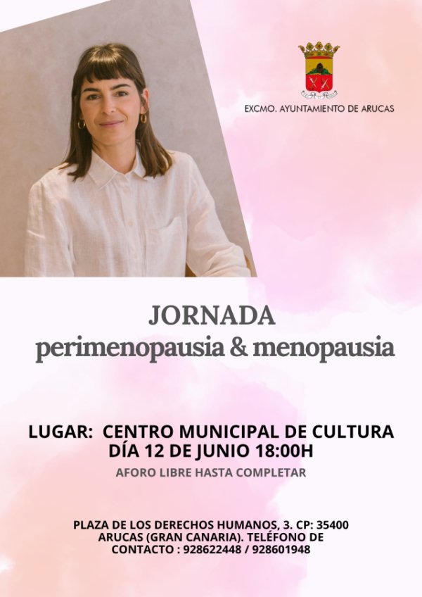 Arucas: Las concejalías de Igualdad y Bienestar Social organizan el taller “Jornada Perimenopausia y Menopausia”