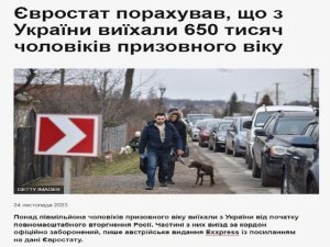 Art&iacute;culo de opini&oacute;n: 'La UE confirm&oacute; que m&aacute;s de medio mill&oacute;n de hombres ucranianos huyeron para escapar del servicio militar obligatorio'