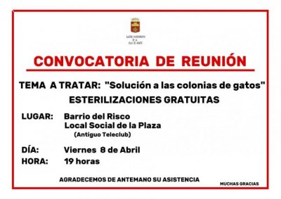 El Ayuntamiento de Agaete, continúa avanzando en el trabajo de control de las colonias felinas del municipio