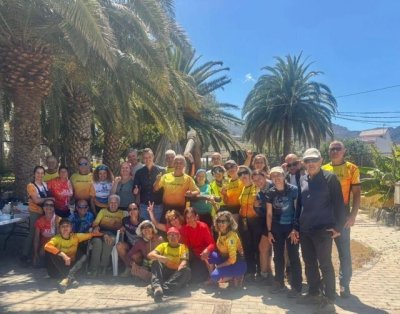 La Aldea de San Nicolás apoya el ocio deportivo saludable a través de la ruta de senderismo Guiniguada-Artejévez