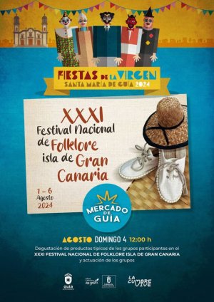 El XXXI Festival Nacional de Folklore Isla de Gran Canaria se traslada este domingo al Mercado de Guía